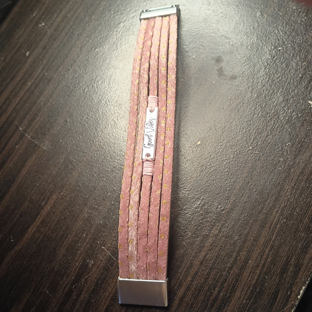 Pink and Gold Women's Bracelet